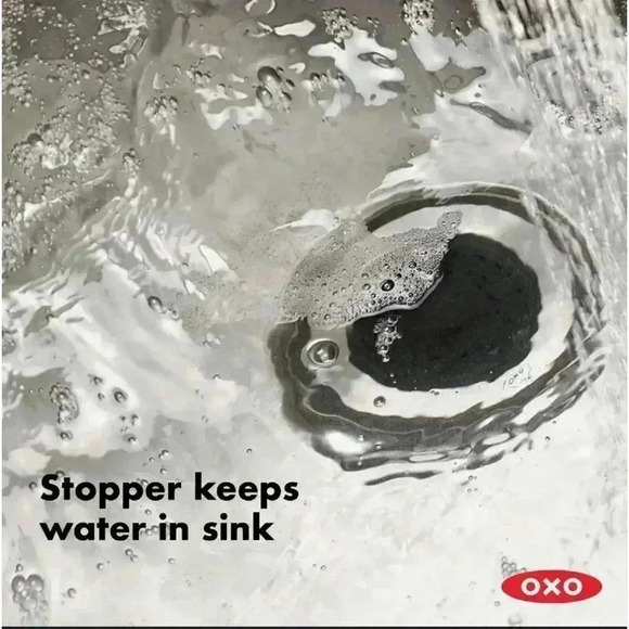 OXO | 2-in-1 Silicone Sink Strainer with Stopper - Picture 2 of 4